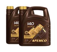 Pemco 140 15W-40 Economy Huile, Acea A3/B4, Api Sn / CH-4, MB 229.1, 2x5 Litre