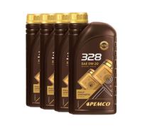 PEMCO 328 SAE 0W-20 Huile Moteur ACEA C5, API SP RC, 4x1 Litres