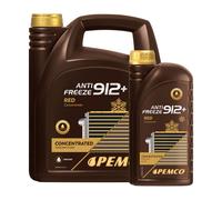 Pemco - Antigel 912 - Concentré rouge - 5 L (1x5)