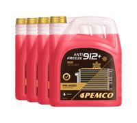 PEMCO Antigel Lume Gel G12 G30 Prêt à l’Emploi Rouge, 4x5 L