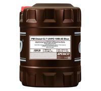 Pemco Diesel G-7 UHPD 10W-40 Huile Moteur Semi-synthétique ACEA E8 E11 20 L