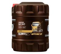 Pemco Huile moteur diesel SAE 20W-50 M-50 SHPD TS-2 20 L (1x20)