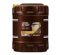 Pemco Huile moteur diesel SAE 20W-50 M-50 SHPD TS-2 – 10 L (1x10 L)