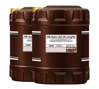Pemco Huile Hydraulique Hydro ISO 46 HLP 46, 20 L (20x10 L)