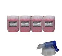 Pemco Lot de 4 bidons de 20 litres d'antigel pour radiateur 912+ (-40) rouge + robinet G12+