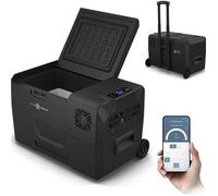 PEME Glacière électrique Expedition 30 27L - Compresseur -20°C/+20°C, AC/DC, Bluetooth (Noir)