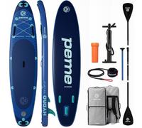 PEME Hydro Stand Up Paddle Gonflable - 350x81x15 cm - Planche Gonflable - SUP Board de Randonnée - Jusqu'à 166 kg - Deep Water