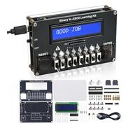 PEMENOL Kit de pratique de soudure d'émetteur de code binaire ASCII à monter soi-même, projet électronique éducatif STEM avec affichage LED, apprentissage des bases informatiques et compétences de