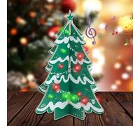 PEMENOL Kit de soudure 3D pour sapin de Noël - LED clignotantes colorées - 3 musiques