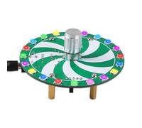 PEMENOL Kit de soudure rond RVB DIY - Décoration de Noël avec 7 modes d'éclairage - Automatique - Réglable manuellement - Pour débutant - Pour adultes - Vacances - Cadeau scolaire