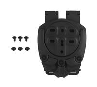 Peminkoo Adaptateur d'étui Tactique à dégagement Rapide à 360 degrés, Adaptateur de Base de Plate-Forme modulaire pour étuis pour la Chasse Airsoft
