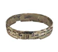 Peminkoo Ceinture Tactique Molle 2 en 1 Ceinture de Combat Militaire de Chasse légère avec Boucle en métal à dégagement Rapide Ceinture de tir Airsoft pour Homme (CP)