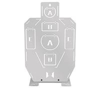 Peminkoo Cible en métal pour entraînement au tir - Cible d'exercices - Code clair - Durable - Cible en métal - Cible de tir - Cible d'exercices - Code clair - Panneaux cibles en métal durables