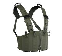 Peminkoo Gilet de Chasse Militaire Tactique léger Molle avec Fermeture éclair à dégagement Rapide et Pochette pour Chargeur M4 AR (Green)