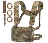 Peminkoo Gilet Porte-plaques Tactique MK5 avec Poche pour Chargeur et système Molle, châssis de Combat Micro, Panneau Avant, Gilet Porte-plaques J.PC (CP)