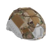 Peminkoo Housse de Casque Tactique Multicam avec Cordon élastique pour Casques Fast PJ BJ MH Militar Airsoft CS War Battle Casque Tissu M L Taille (CP,M:Fast SF High Cut Helmet)