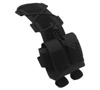 Peminkoo Pochette de Batterie pour Casque Tactique MK2 - Pack de contrepoids pour Casque d'airsoft - Accessoire de Suspension arrière (Black)