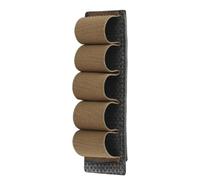 Peminkoo Pochette de munitions Tactique Molle 5 Cartouches de Fusil de Chasse de Calibre 12, Support Suspendu pour Cartouche de Balle (Khaki)