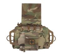 Peminkoo Pochette Militaire Tactique à déploiement Rapide Kits médicaux lFAK adaptés au Gilet de Chasse Airsoft Sac de Survie d'urgence équipement de Camping en Plein air (CP)