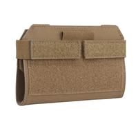 Peminkoo Pochette Tactique pour téléphone Portable Molle, Gilet de Chasse Militaire, Panneau Avant, Porte-Carte, Sac de Transport, Utilitaire, Panneau de Navigation pour téléphone extérieur (Khaki)