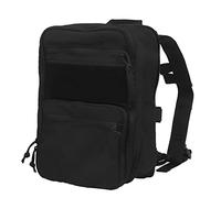 Peminkoo Sac à Dos Tactique 3D Molle Sac à Dos Tactique JPC AVS K19 SPC Gilet Panneau arrière Sac de Chasse en Plein air (Black)