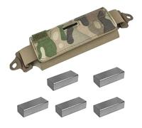 Peminkoo Sac d'équilibre Tactique pour Casque Rapide NVG Accessoires de Chasse pour OPS Fast BJ PJ MH Mich Arc (CP)