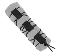 Peminkoo Sangle de Fixation élastique pour Drapeau Tactique, Cordon de Serrage, Boucle de Sangle Molle, Verrouillage du Cordon, Fixation sécurisée, équipement de Chasse (Black)