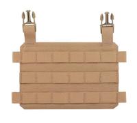 Peminkoo Tactique Molle Placard Rabat Avant Châssis Modulaire Léger Chasse Gilet Thorax Plate Carrier Airsoft Poitrine Rig (Khaki)