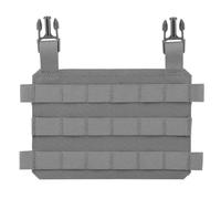 Peminkoo Tactique Molle Placard Rabat Avant Châssis Modulaire Léger Chasse Gilet Thorax Plate Carrier Airsoft Poitrine Rig (Grey)