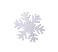 pemmiproducts Flocon de Neige en Feutre 29 cm, Environ 2 mm d'épaisseur, 6 pièces (EUR 2,49/pièce), Stable en Forme, la décoration d'hiver, Neige Artificielle