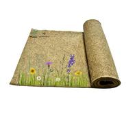 pemmiproducts Tapis 100% Chanvre, 120 x 60 cm Épaisseur 5 mm, Lot de 5 (EUR 6,39/pièce), Les rongeurs Tapis en Tant Que pour Lapins, cochons d'Inde, Hamster, Fond de Cage Dègue,