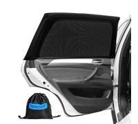 PEMOTech Pare Soleil Voiture Bébé & Animaux (2 Pièces) | Certification UV50+ | Tissu Spandex Respirant | Compatible 95%+ Modèles | Protection Intimité Familiale