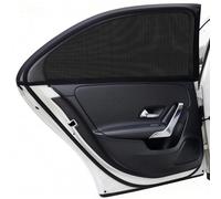 PEMOTech Pare Soleil Voiture Bébé et Animaux, Matériau Spandex Certifié UV & Anti-Moustiquaire, Compatible 98% Véhicules (2PCS Chaussette Arrière Haute Élasticité)