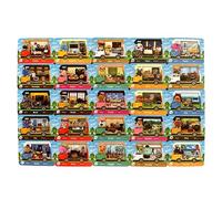 PEMY Cartes NFC Compatibles Animal Crossing New Horizons - Lot de 25 Villageois Série 1 (#1 à #25) - Compatible Nintendo Switch/Switch Lite/Switch 2 / New 3DS / Wii U - avec Boîte de Rangement