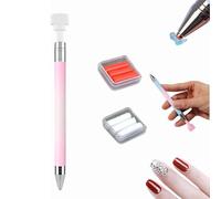 Pen à Cire Rechargeable, Stylo à Cire Rechargeable Automatique, Pour Strass, Crayon De Cire, Outil Strass Ongle Nail Art, Dotting Tool, Design Ongle Diy, Ramasse Strass, Accessoire Décoration (A)