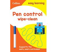 Pen Control Wipe-Clean Activity Book