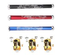 Pen Fishing Rod - Portable Pocket Angling Tool, Extendable Fishing Pole Set, Rod Reel Configuration, Space Saving Recreational Equipment for Outdoor Travel Camping Daily Outings