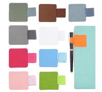 Pen Holder,10 PCS Porte-Stylos Autocollant Élastique Porte-Crayons Personnalisé pour Carnet, Agenda et Tenue Professionnelle Clip de Poche et Boucle Adhésive en Cuir Durable