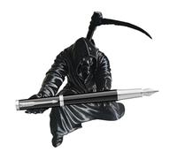 Pen Holder - 3D Printed Statue Design, Desktop Organizer, Creative Gothic Decor Piece, Durable Collectible Display | Desk Pen Organizer Sculpture Gift For Students Teens Adults