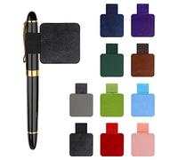 Pen Loop Holder Lot de 10 porte-stylos auto-adhésifs avec boucle élastique de couleurs mélangées pour stylos, cahiers, journaux, calendriers 10 couleurs