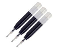 Pen Savings Lot de 3 recharges pour stylo roller compatibles avec les stylos Cross & Sheaffer ION, pointe fine, écriture lisse, débit sans frottement, noir