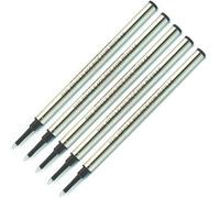 Pen Savings Monteverde Lot de 5 recharges de stylo roller Slim compatibles avec les stylos à capuchon Sheaffer, W23, pointe moyenne (bleu)