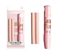 Pen Styles Gomme mécanique rétractable avec recharges de rechange Fournitures scolaires et de bureau Stylo-mécanique rétractable avec recharges