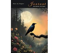 Pen to Paper Journal Spiritguide 120 Pages: A5 Writing lined book memoir Animal spirit theme 11 : Designed by Aetherial Moon