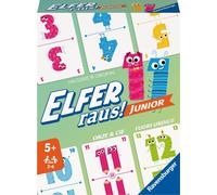 Ravensburger - 20947 Elfer Raus! Junior - Jeu de Cartes 2 à 6 Joueurs, Jeu à partir de 5 Ans pour Enfants et Adultes, Espace des Chiffres 1-20 - Cadeaux d'anniversaire