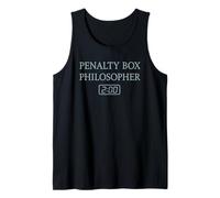 Penalty Box Philosopher Funny Hockey Citation Fan Patinoire Débardeur