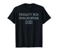 Penalty Box Philosopher Funny Hockey Citation Fan Patinoire T-Shirt