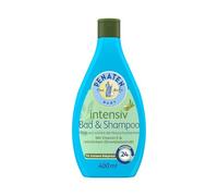 Penaten Bain intensif et shampoing doux pour bébé avec vitamine E et extrait naturel de feuilles d'olivier pour la peau sèche de bébé, 400 ml
