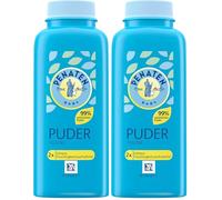 Penaten Poudre naturelle pour bébé avec aloe vera et vitamine E (1 x 100 g) - Protège les peaux sensibles, absorbe l'humidité et garde la peau sèche - 99% d'ingrédients d'origine naturelle (Lot de 2)