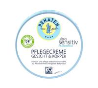 PENATEN Ultra Sensitiv Crème de soin pour le visage et le corps (100 ml) sans parfum, crème pour le visage et le corps, crème protectrice et nourrissante pour peau de bébé très sensible et sujette à